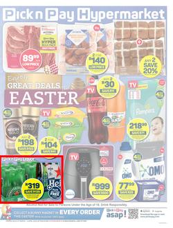 Pick n Pay Hypermarket Western Cape : Easter Deals (27 March - 02 April 2023) , page 1