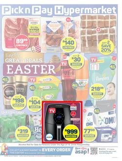 Pick n Pay Hypermarket Western Cape : Easter Deals (27 March - 02 April 2023) , page 1