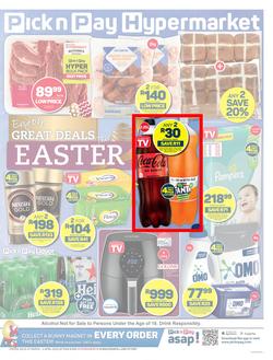 Pick n Pay Hypermarket Western Cape : Easter Deals (27 March - 02 April 2023) , page 1