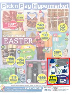 Pick n Pay Hypermarket Western Cape : Easter Deals (27 March - 02 April 2023) , page 1