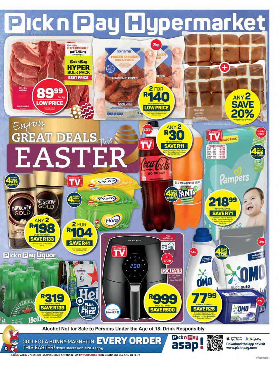 Pick n Pay, Specials & Catalogues - Easter