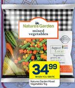Natures Garden Mixed Vegetables-1Kg