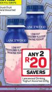 Lancewood Drinking Yoghurt Assorted-Any 2 x 225g