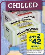 Wooden Spoon Yellow Or White Margarine-Any 2 x 500g