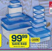 Addis Fresh Stuff Foodsaver Set 24 Piece-Per Set