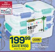 Addis Clip n Seal 16 Piece Foodsaver Set