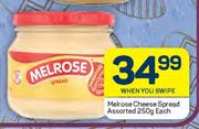 Melrose Cheese Spread Assorted-250g Each
