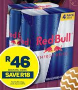Red Bull Energy Drink Assorted-4s