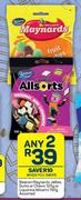 Beacon Maynards Jellies, Gums Or Chews 125g Or Liquorice Allsorts 150g-Any 2