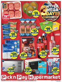 Pick n Pay Hypermarket Western Cape : Hyper Mega 3 Days (05 January - 07 January 2024) 
