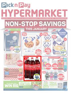 Pick n Pay Hypermarket Western Cape : Specials (02 January - 22 January 2025), page 1