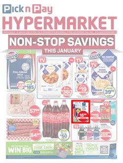 Pick n Pay Hypermarket Western Cape : Specials (02 January - 22 January 2025), page 1
