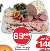 PnP Deli Luncheon Loaves Assorted-Per Kg