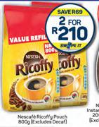 Nescafe Ricoffy Pouch (Excludes Decaf)-For 2 x 800g