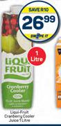 Liqui Fruit Cranberry Cooler Juice-1L