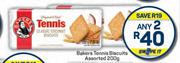 Bakers Tennis Biscuits Assorted-Any 2 x 200g