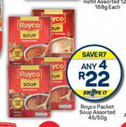 Royco Packet Soup Assorted-For 4 x 45/50g