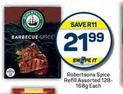 Robertsons Spice Refill Assorted-128g/168g Each