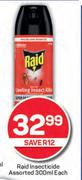 Raid Insecticide Assorted-300ml Each