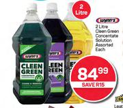 Wynn's Cleen Green Concentrate Solution Assorted-2L Each
