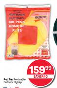Red Top Re-Usable Outdoor Flytrap