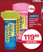1Pool Brite Month Mate Super Plus Floater Assorted-1.5Kg Each