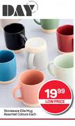 Stoneware Ellie Mug (Assorted Colours)-Each