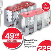 Maxim 6 Piece Tumbler Set-Each