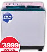 Midea 15Kg White Twin Tub Washing Machine KL15TTG1W
