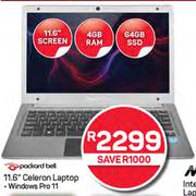 Packard Bell 11.6" Celeron Laptop