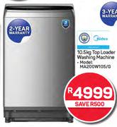 Midea 10.5Kg Top Loader Washing Machine MA200W105/G