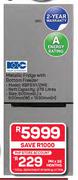 KIC 276Ltr Mettalic Fridge With Bottom Freezer KBF631/2ME