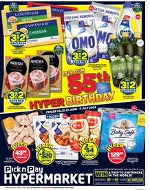 Pick n Pay Hypermarket Western Cape : It's Our 55th Hyper Birthday (27 June - 03 July 2022)