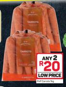 PnP Carrots-Any 2 x 1Kg