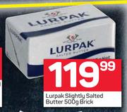 Lurpak Slightly Salted Butter Brick-500g