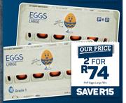 Pnp Eggs Large-For 2 x 18s