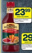 Wellington's Tomato Sauce-700ml