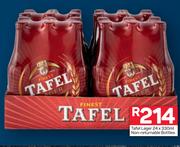 Tafel Lager Non Returnable Bottles-24 x 330ml