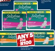 Stayfree Maxi Duo Pads Assorted-Any 5 x 16s-20s