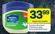 Vaseline Blue Seal Petroleum Jelly Assorted-250ml Each