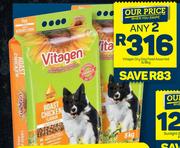 Vitagen Dry Dog Food Assorted-Any 2 x 6/8Kg