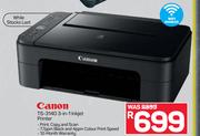 Canon TS-3140 3 In 1 Inkjet Printer 