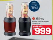 Milex Nutri Nutritional Blender 1200