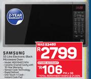 Samsung 55L Electronic Black Microwave Oven ME6194ST/XFA