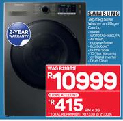 Samsung 7Kg/5Kg Silver Washer & Dryer Combo WD70TA046BX/FA