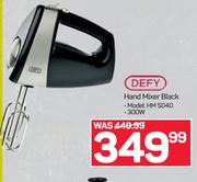 Defy Hand Mixer Black HM-5040