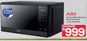 Aim 20L Black Electronic Microwave Oven AMW20EB
