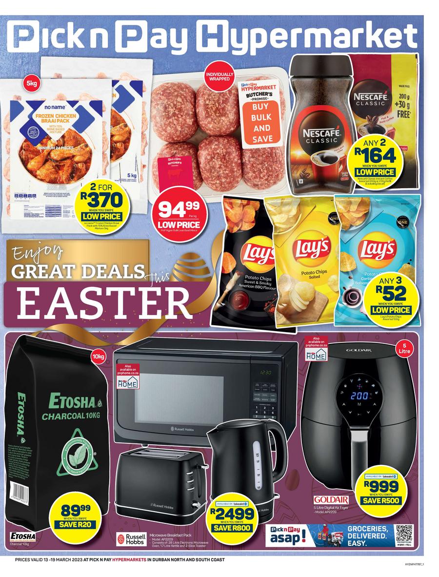 Pick n Pay Hypermarket, Specials & Catalogues - Easter
