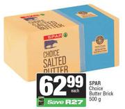 Spar Choice Butter Brick-500g
