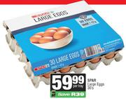 Spar Large Eggs-30's Pack Per Tray